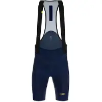 Santini Le Maillot Jaune Bib Shorts Bleu S Homme