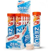 High5 Zero Tablets Box Orange&cherry 8 Units Multicolore