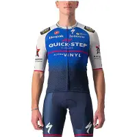 Castelli Quick-Step Alpha Vinyl 2022 Climber's 3.1 Jersey Belgian Blue/White 2XL