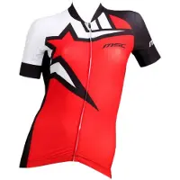 MSCH Copenhagen Claudia Pro Short Sleeve Jersey Rouge,Noir S Femme