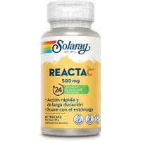 Solaray Reacta C 500mg Capsules 60 Units Blanc,Orange
