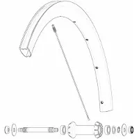 Mavic Jante De Vélo De Route Front Cosmic Slr 40 Rb