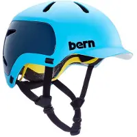 Bern Watts 2.0 Urban Helmet Bleu L
