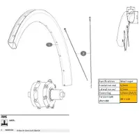 Mavic Jante Arrière Cosmic Sl45 Ebm X20