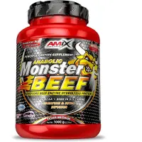 Amix Monster Beef Protein Lime&vanilla 1kg Rouge