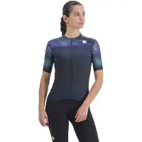 Sportful Maillot de cyclisme à manches courtes - FLOW SUPERGIARA - Bleu L