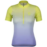 SCOTT Endurance 15 Short Sleeve Jersey Jaune,Bleu XS Femme
