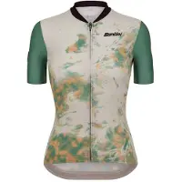 Santini Maillot à Manches Courtes Marble Slim Fit