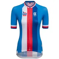 Kalas Czech Team Short Sleeve Jersey Multicolore XL Femme
