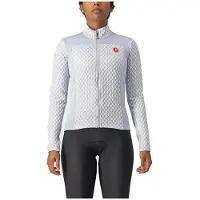 Castelli Sfida Fz Long Sleeve Jersey Blanc S Femme