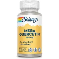 Solaray Small Mega Quercitin 600mgr 30 Units Blanc