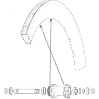 Mavic Rayons Kit 2 Front/rear Comete Pro Carbon Ust