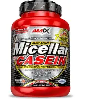 Amix Micellar Casein Protein Drink Powder Strawberry 1kg Rouge
