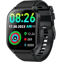 Cool Curved Smartwatch Noir