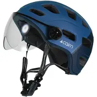 Cairn Quartz Led Usb Visor Urban Helmet Bleu M