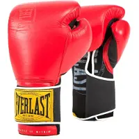 Everlast 1910 Classic Artificial Leather Boxing Gloves Rouge 14 oz