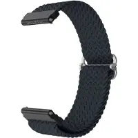 IMoshion Bracelet tissée en nylon - Connexion universelle 22 mm - Gris foncé