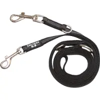 Julius-K9 Rubberized Training 14 Mm Dog Leash Noir 220 cm