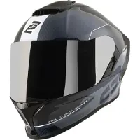 Bogotto Phantom Combo Carbon Noir Blanc Bleu Casque Intégral Taille M