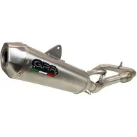 Gpr Exhaust Systems Yamaha Wr 250 F 2020-2021 Not Homologated Full Line System Argenté Not Homologated