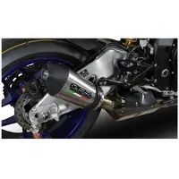 Gpr Exclusive Gpe Anniversary Titanium Yzf R1/r1-m 15-16 Homologated Slip On Muffler Noir,Argenté Homologated