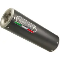 Gpr Exhaust Systems M3 Black Titanium Cf Moto 400 Nk 19-20 Ref:cf.5.cat.m3.bt Stainless Steel Slip On Homologated Muffler Argenté Homologated