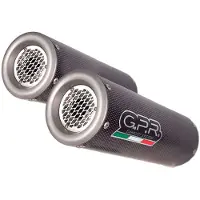 Gpr Exhaust Systems M3 Poppy Honda Vtr 1000 Sp-1 Rc51 00-01 Ref:h.48.m3.pp Stainless Steel Slip On Homologated Muffler Argenté Homologated
