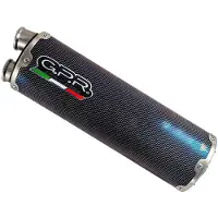 Gpr Exhaust Systems Dual Poppy Duke 790 17-20 Euro 4 Homologated Slip On Muffler Noir Homologated