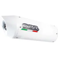 Gpr Exhaust Systems Albus Evo4 Cf Moto 400 Nk 21-22 Ref:cf.6.cat.alb Homologated Oval Muffler Blanc Homologated
