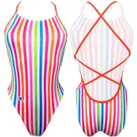 Turbo Sirene Lines Haba 2019 Swimsuit Bleu,Rose 3XL Femme