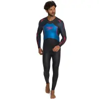 Speedo Xenon Long Sleeve Neoprene Wetsuit Noir M Homme