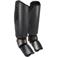 Everlast Titan Pro Instep Shin Guards Noir XL