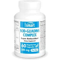 SuperSmart SOD-Gliadins Complex Dietary Supplement - 60 Gél. Vég.