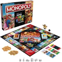 Hasbro Super Mario Bros Monopoly The Movie Board Game Doré Enfants