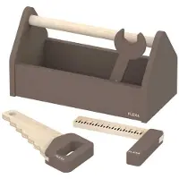 Flexa Toy Tool Box Argenté Enfants
