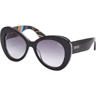 Pucci Lunettes de soleil EP0232 Noir/texture 56/18/140 pour femmes