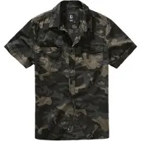 Brandit Chemise 'Roadstar' gris / kaki / vert foncé