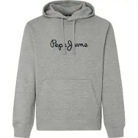 Pepe Jeans Sweat-shirt 'New Joe' bleu nuit / gris chiné