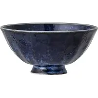 Bloomingville Bol Camellia bleu porcelaine