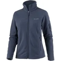 Columbia Veste en polaire fonctionnelle 'Fast Trek II' bleu foncé / blanc