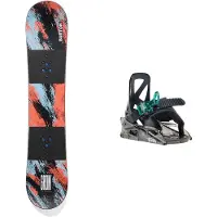 Burton - Packs (snowboard + fix) - Snowboard - Pack Grom Camber 2026 - Rouge