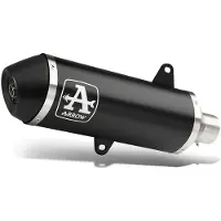 Arrow Urban Aluminium Dark With Dark End Cap Yamaha Xmax 125 ´21-22 Not Homologated Full Line System Argenté Not Homologated