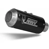 MIVV Mk3 Benelli Leoncino 800 2022-24 E.008.sm3c Not Homologated Slip On Muffler Argenté Not Homologated