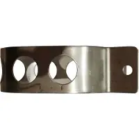 FMF 2t Universal Exhaust Clamp Argenté