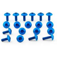 Pro Bolt Suzuki Fsu350b Fairing Screw Kit Bleu