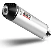 MIVV Oval Bmw F 800 R/gt 2009-20 B.008.lnc Homologated Slip On Muffler Argenté Homologated