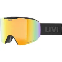 Uvex Evidnt Attract S Woman Ski Goggles Noir Mirror Rainbow Contrastview Green Clear/CAT3+Yellow Clear/CAT1 Femme