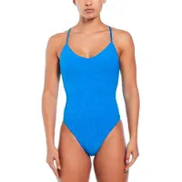 Nike Retro Flow Swimsuit Bleu S Femme