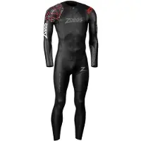 Zoggs Ow Myboost Shell Fs 3/2 Mm Long Sleeve Neoprene Wetsuit Noir SLO Homme