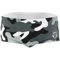 Otso Camo Grey Swimming Shorts Gris S Homme